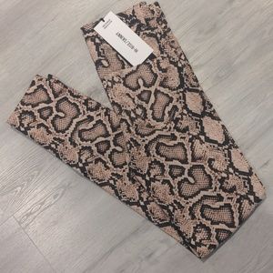 Snake Print Women Jeans
